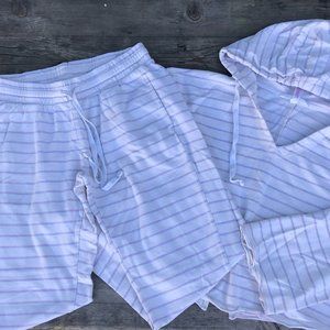 Xhilaration Striped Matching Pajama Set